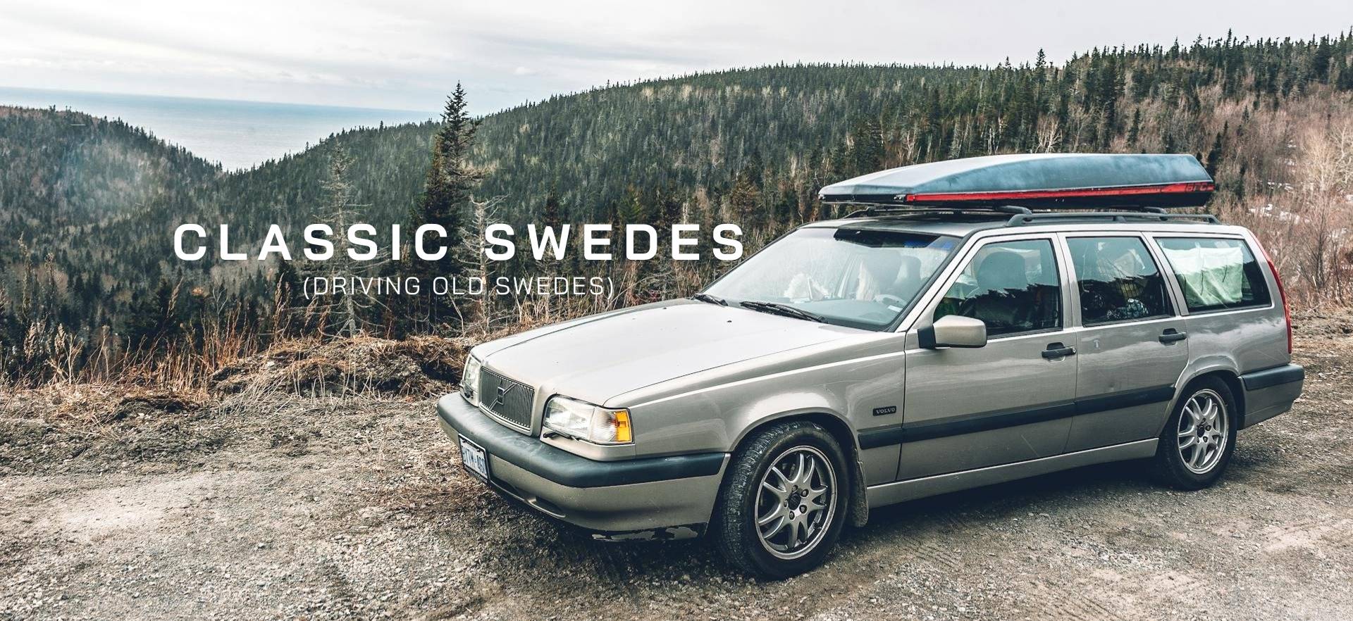 Classic Swedes – klassieke Volvo op een bergweg